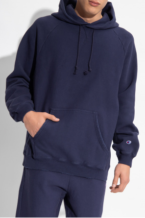 SchaferandweinerShops NZ Aeration ski jacket Navy blue Hoodie with logo Champion